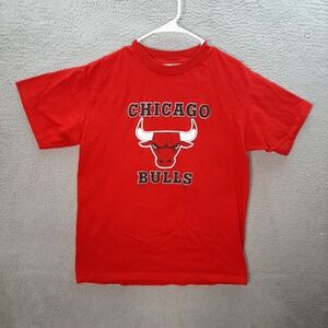 Vintage Chicago Bulls Shirt Adult Large Red Spectator Sportswear Tee NBA 90s